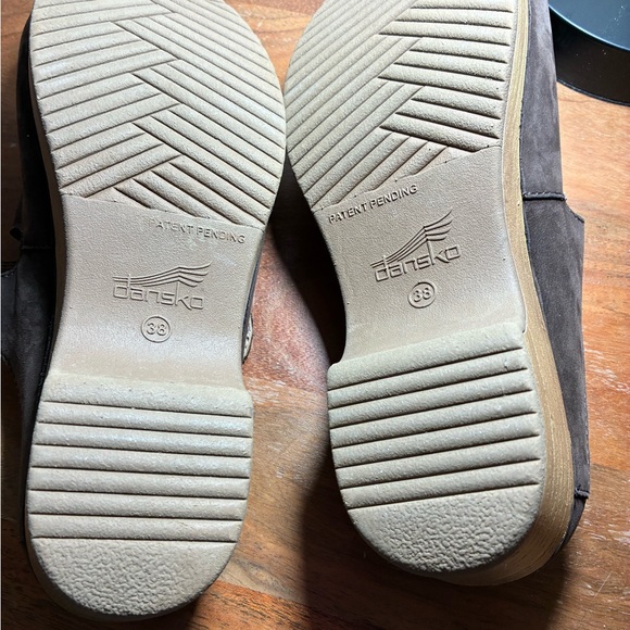 Brown Suede Dansko mules. - Picture 2 of 3